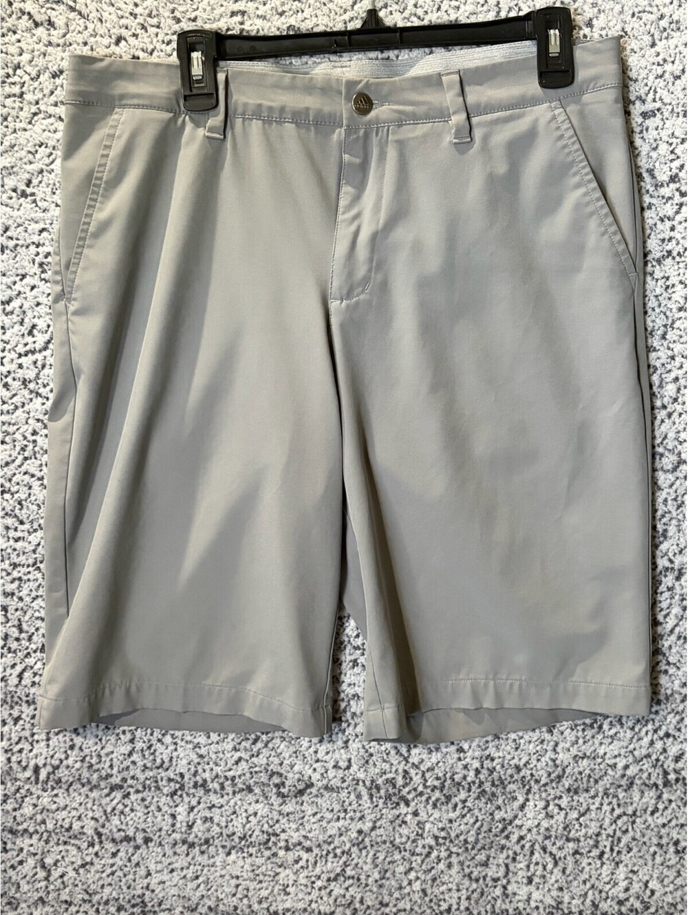 Adidas Ultimate365 Golf Shorts Mens 33 Grey Performance Stretch